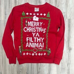 Red Merry Christmas Sweatshirt